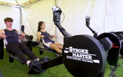 Connected rowing machine makes users part of a team